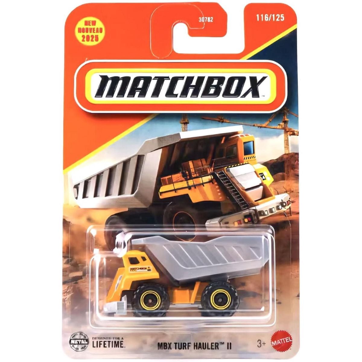 Matchbox, Turf Hauler II, Yellow, Diecast Model, Unopened Box