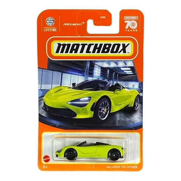 Matchbox Mclaren 720 Spider Green Diecast Vehicle