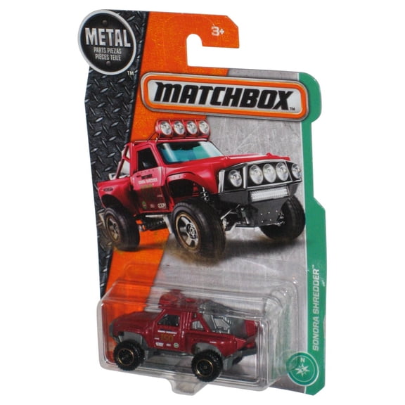 Matchbox Metal (2016) Red Sonora Shredder Die-Cast Toy Truck 61/125
