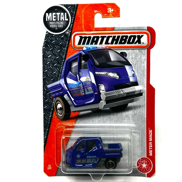 Matchbox MBX Meter Made Blue Diecast Cop Car for Collection 1 64 Scale Police Parking Vehicle Walmart