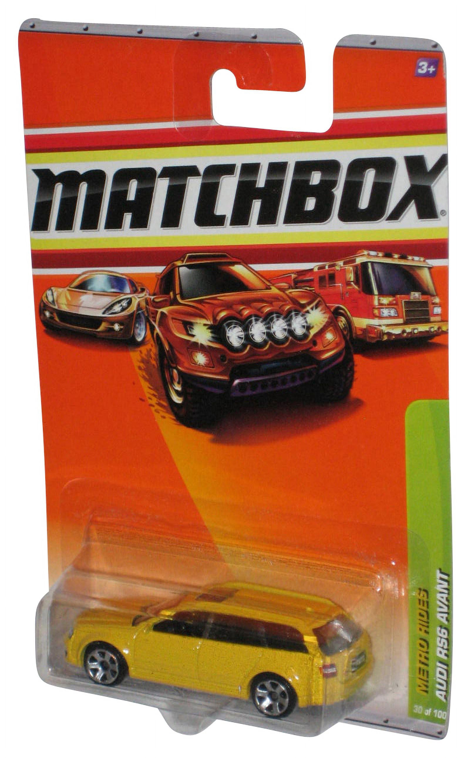 Matchbox Metro Rides (2009) Yellow Audi RS6 Avant Car 30/100 - Walmart.com