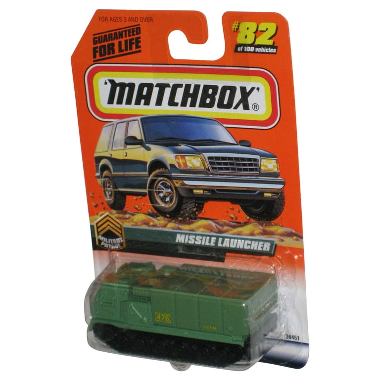 Matchbox Military Patrol 1998 Missile Launcher Green Toy 82 100 Walmart