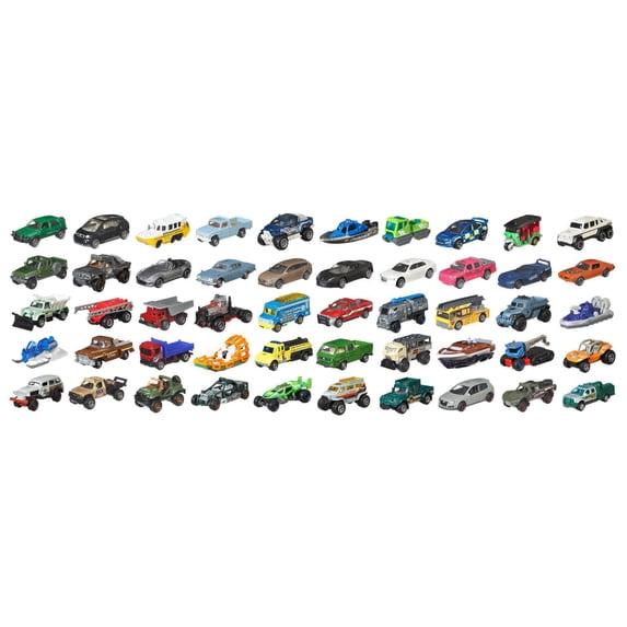Matchbox Miniature 50-Die-Cast Vehicle Pack (Styles May Vary)