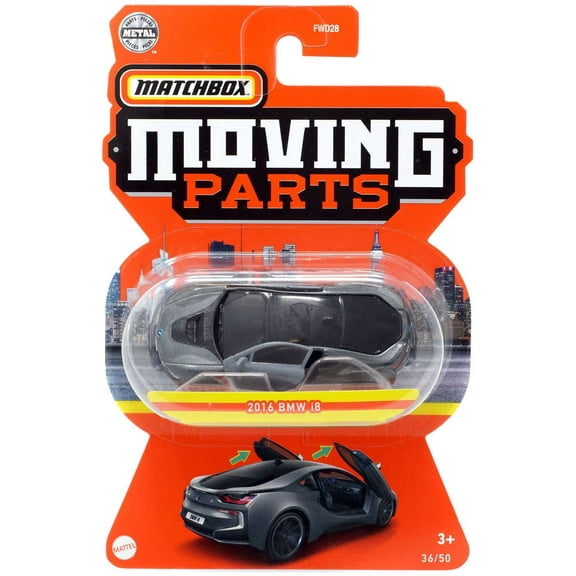 Matchbox Moving Parts 2016 BMW i8 Diecast Vehicle