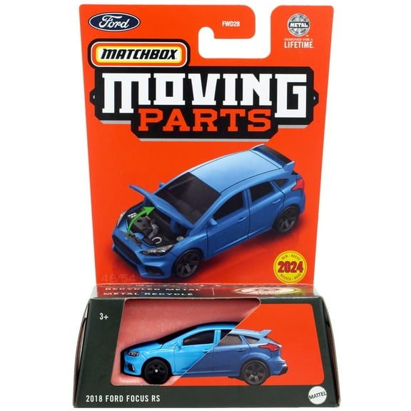 Matchbox Moving Parts 2018 Ford Focus RS Diecast Vehicle