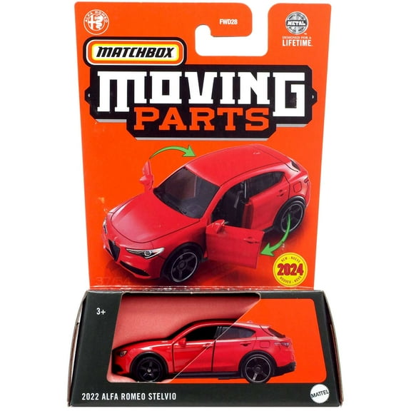 Matchbox Moving Parts 2022 Alfa Romeo Stelvio Diecast Vehicle