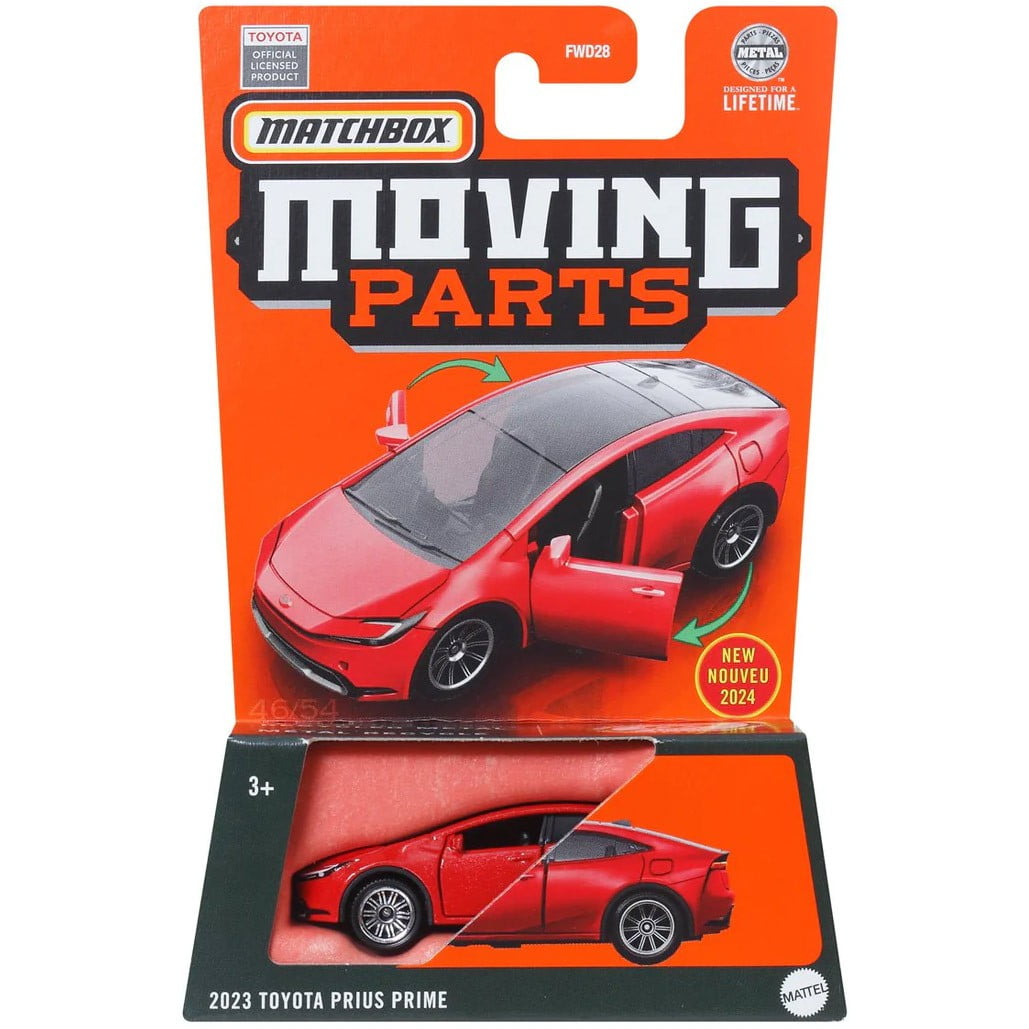 Matchbox Moving Parts 2023 Toyota Prius Prime Diecast Vehicle