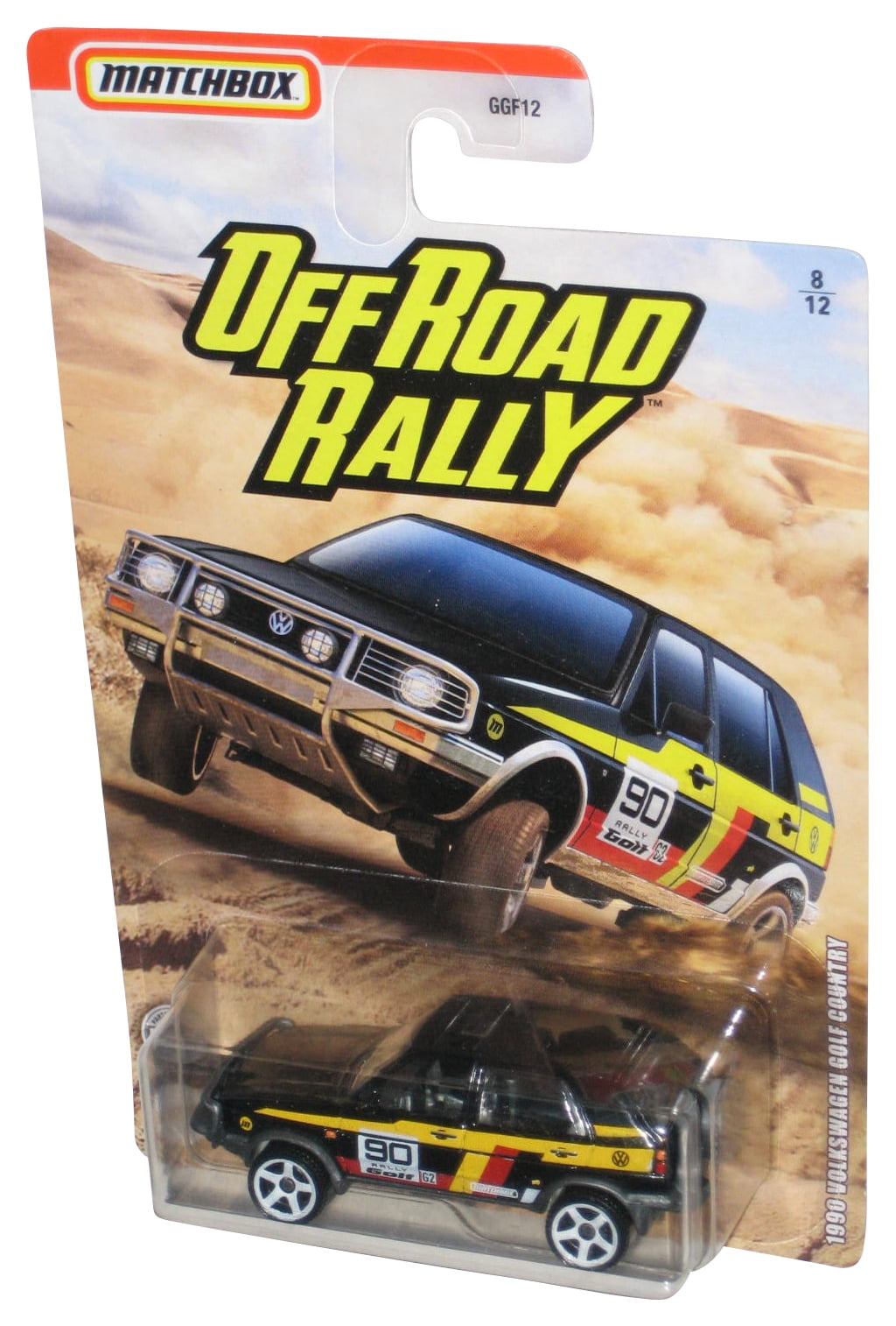 Matchbox Off Road Rally (2020) Black 1990 Volkswagen Golf Country