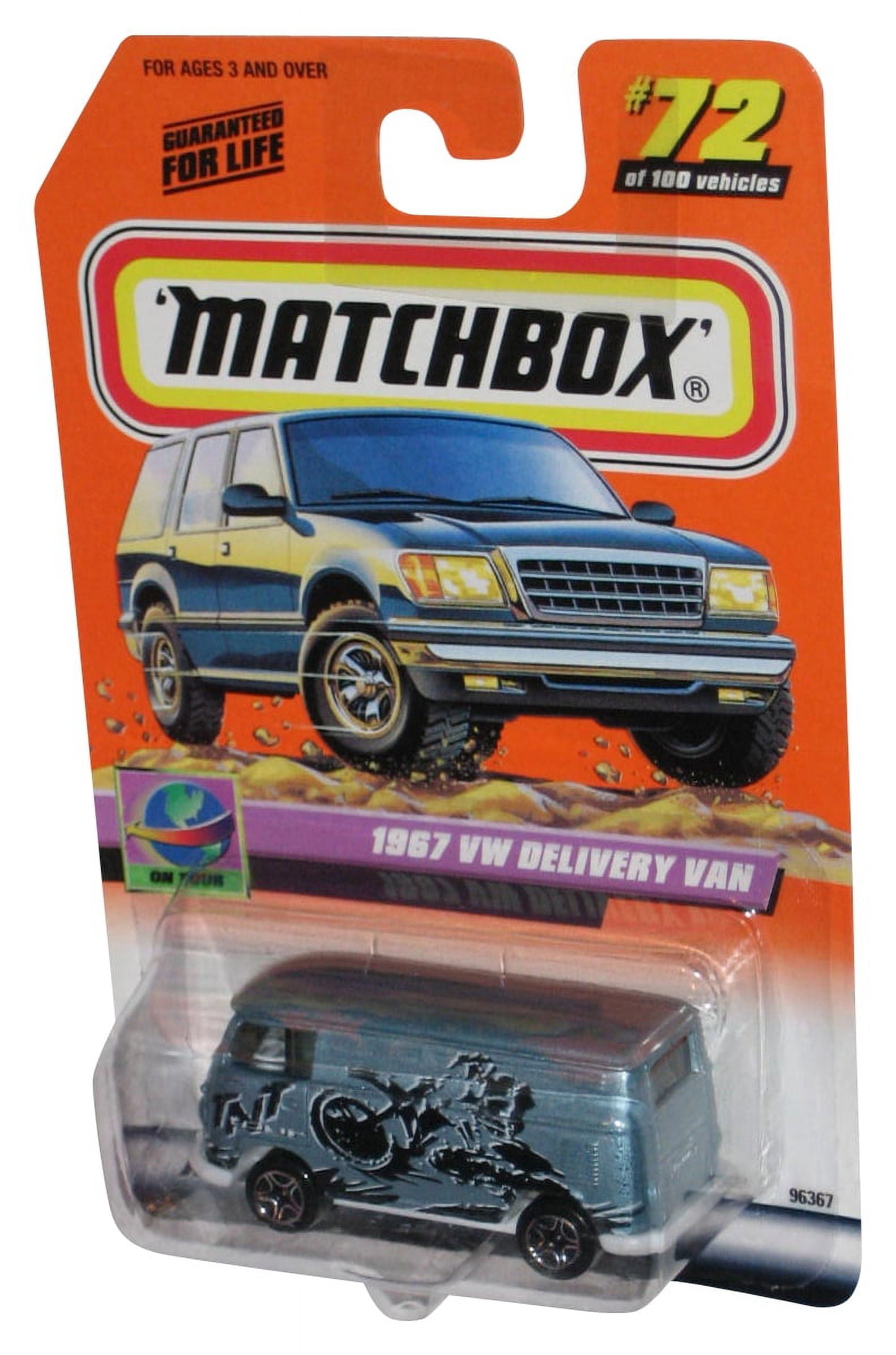 Matchbox On Tour 1999 1967 VW Delivery Van Toy 72 100
