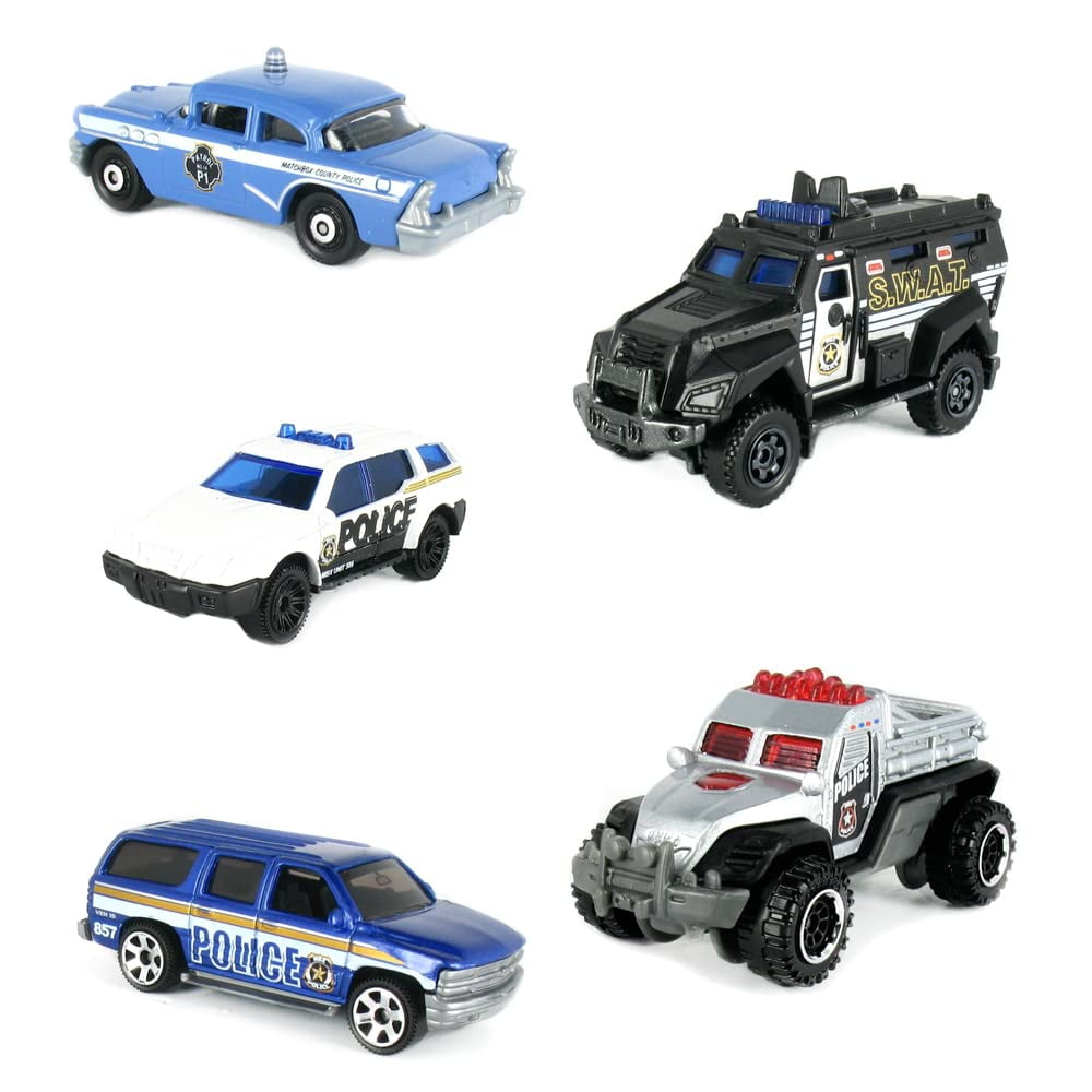 Matchbox On a Mission Crime Squad 5 Pack ~ Die-Cast Police and SWAT ...