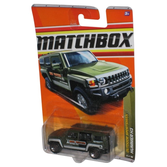 Matchbox Outdoor Sportsman (2010) Green Hummer H3 Toy 83/100