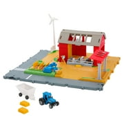 Matchbox Playset, Action Drivers Farm Adventure with 1:64 Scale Tractor & 6 Accessories