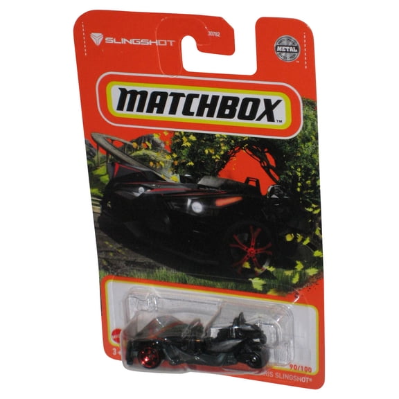 Matchbox Polaris Slingshot (2021) Black Metal Toy Vehicle 90/100