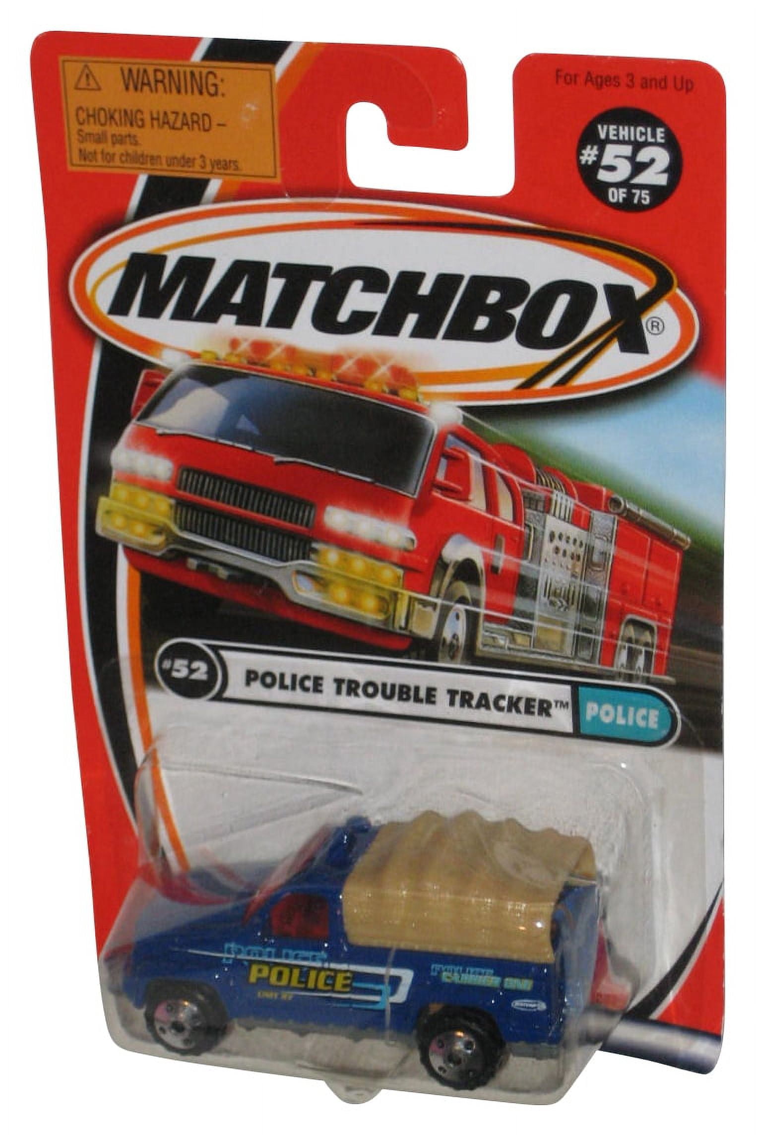 Matchbox Police Trouble Tracker (2000) Blue Toy Truck #52/75 - Walmart.com
