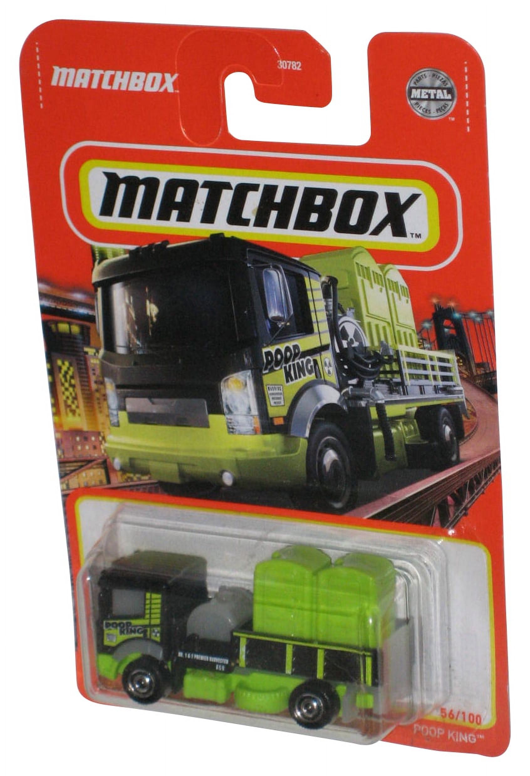 Matchbox Poop King (2021) Green DieCast Metal Truck 56/100