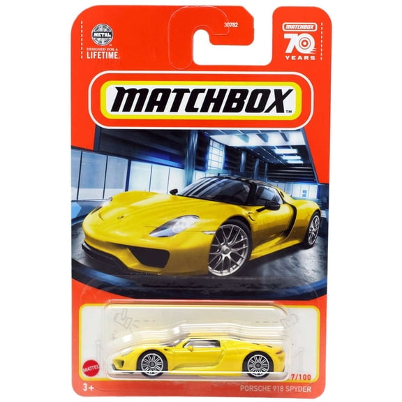 Matchbox Porsche 918 Spyder Diecast Car