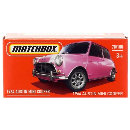 Matchbox Power Grabs 1964 Austin Mini Cooper Diecast Car