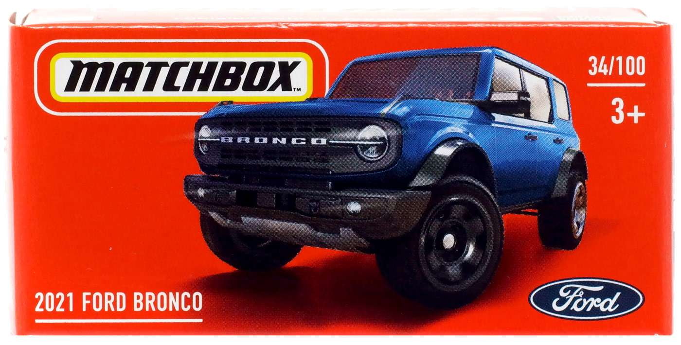 Matchbox Power Grabs 2021 Ford Bronco Diecast Car