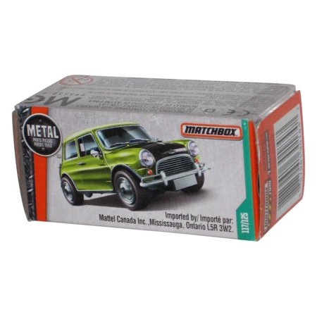 Matchbox Power Grabs Box (2016) Green '64 Austin Mini Cooper Car 117/125