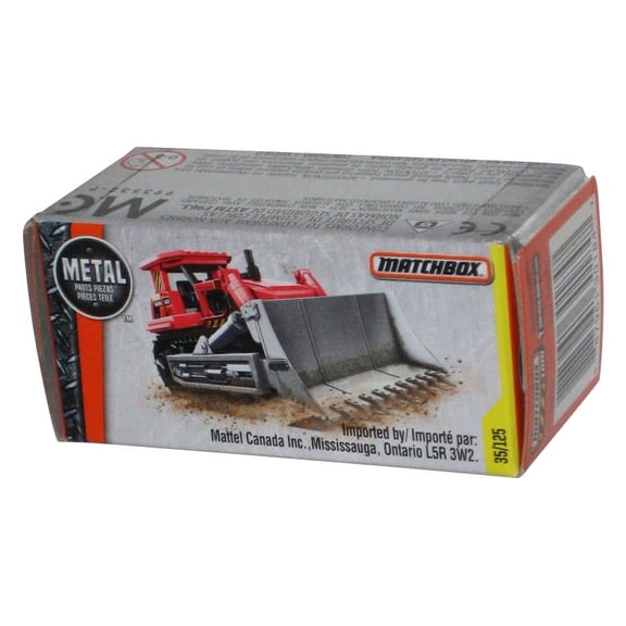 Matchbox Power Grabs Box (2016) Red Ground Breaker Construction Toy 35/125