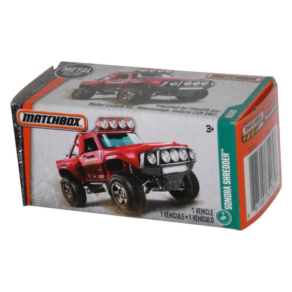 Matchbox Power Grabs Box (2017) Red Sonora Shredder Toy Car 61/125