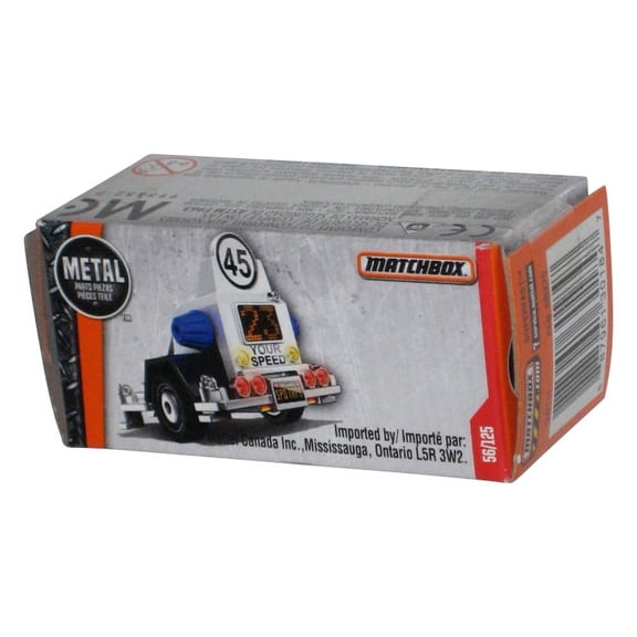 Matchbox Power Grabs Box (2017) White Speed Trapper Toy 56/125