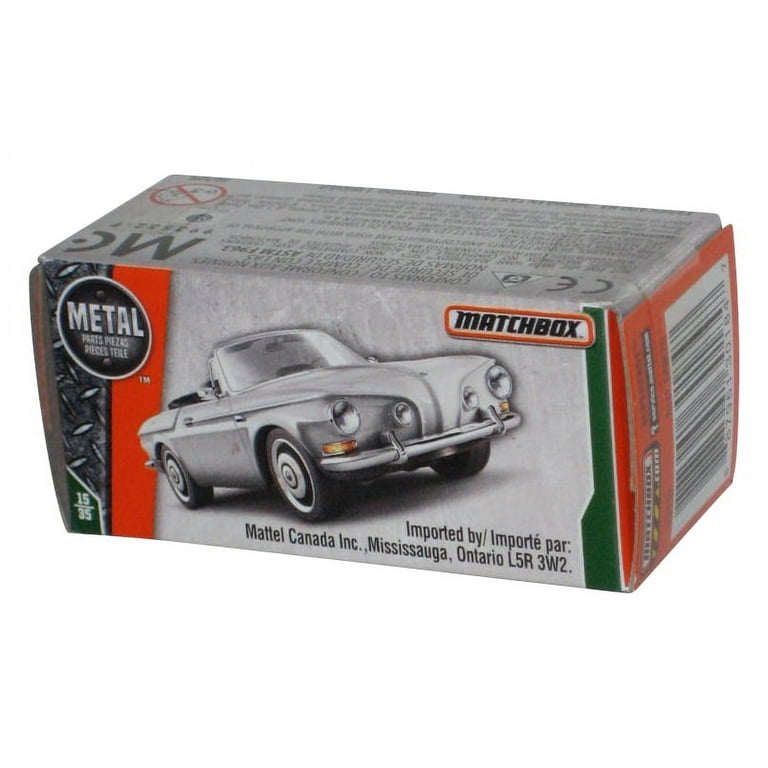 Matchbox Power Grabs Box MBX Road Trip 2017 Silver Volkswagen Type 34 Karmann Ghia Car 15 35 Walmart