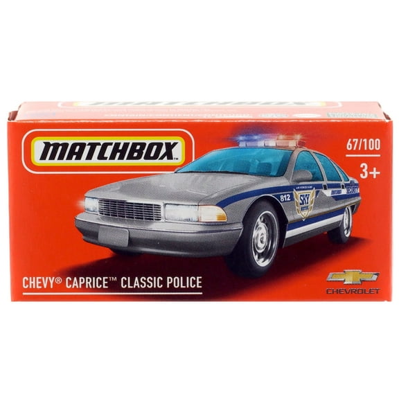 Matchbox Power Grabs Chevy Caprice Classic Police Diecast Car
