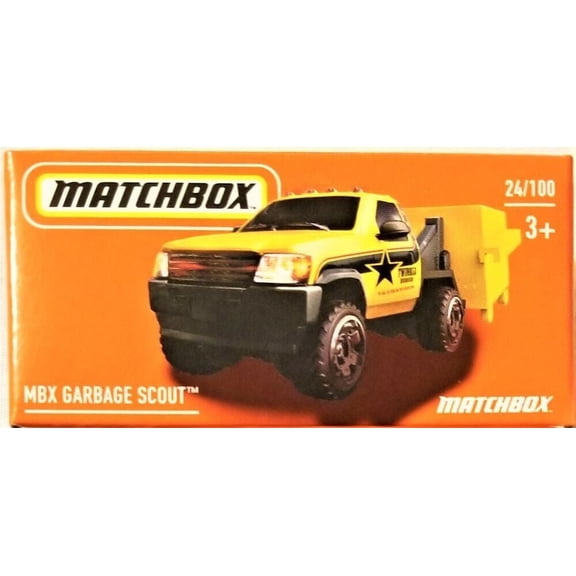 Matchbox Power Grabs MBX GARBAGE SCOUT 24/100 Die-Cast Vehicle