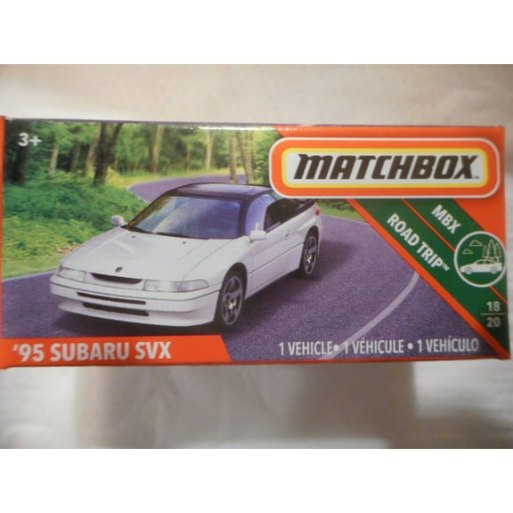 Matchbox Power Grabs MBX Road Trip WHITE '95 Subaru SVX 18/20