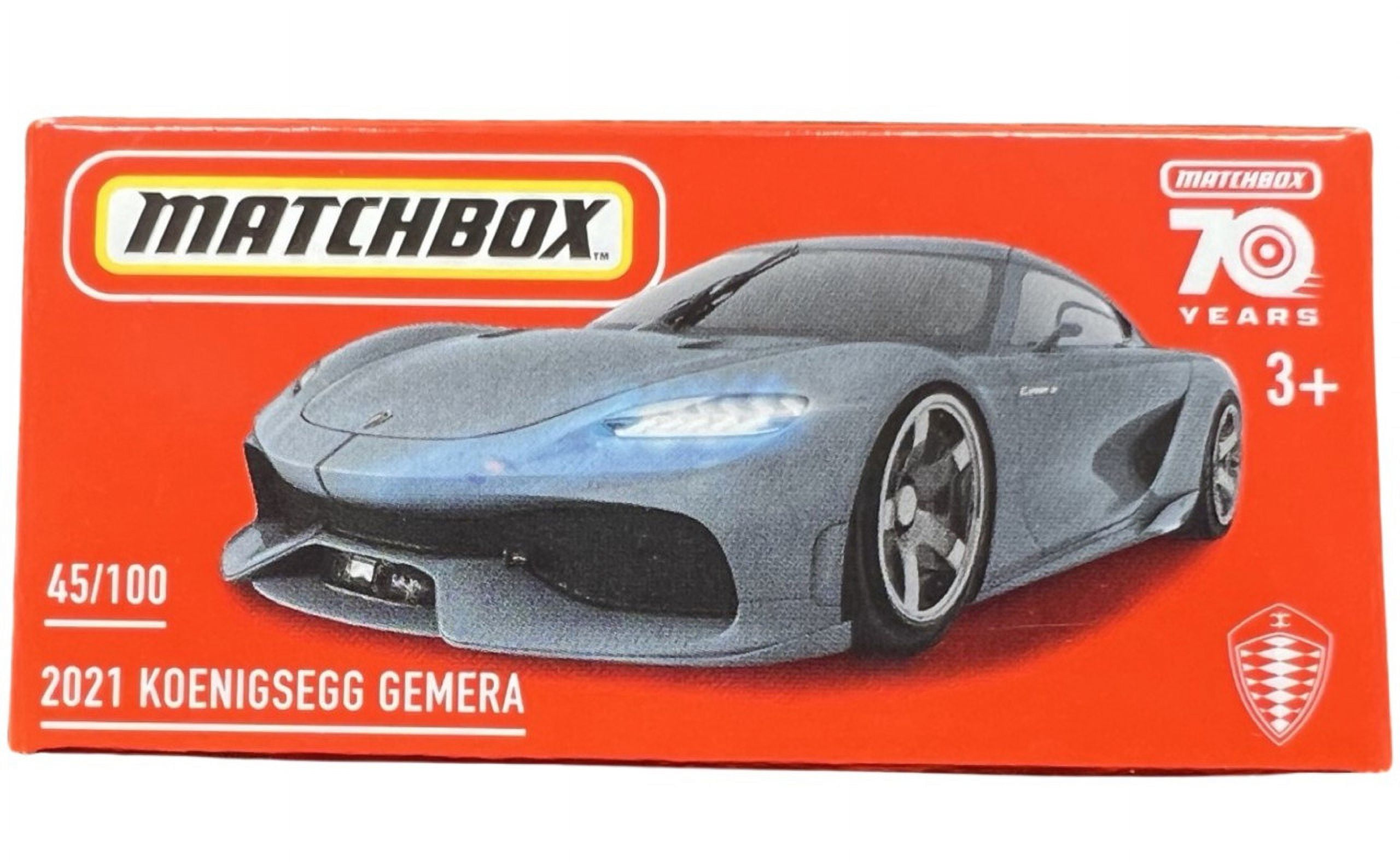 Matchbox Powergrabs 2021 Koenigsegg Gemera, Gray 45/100 - Walmart.com