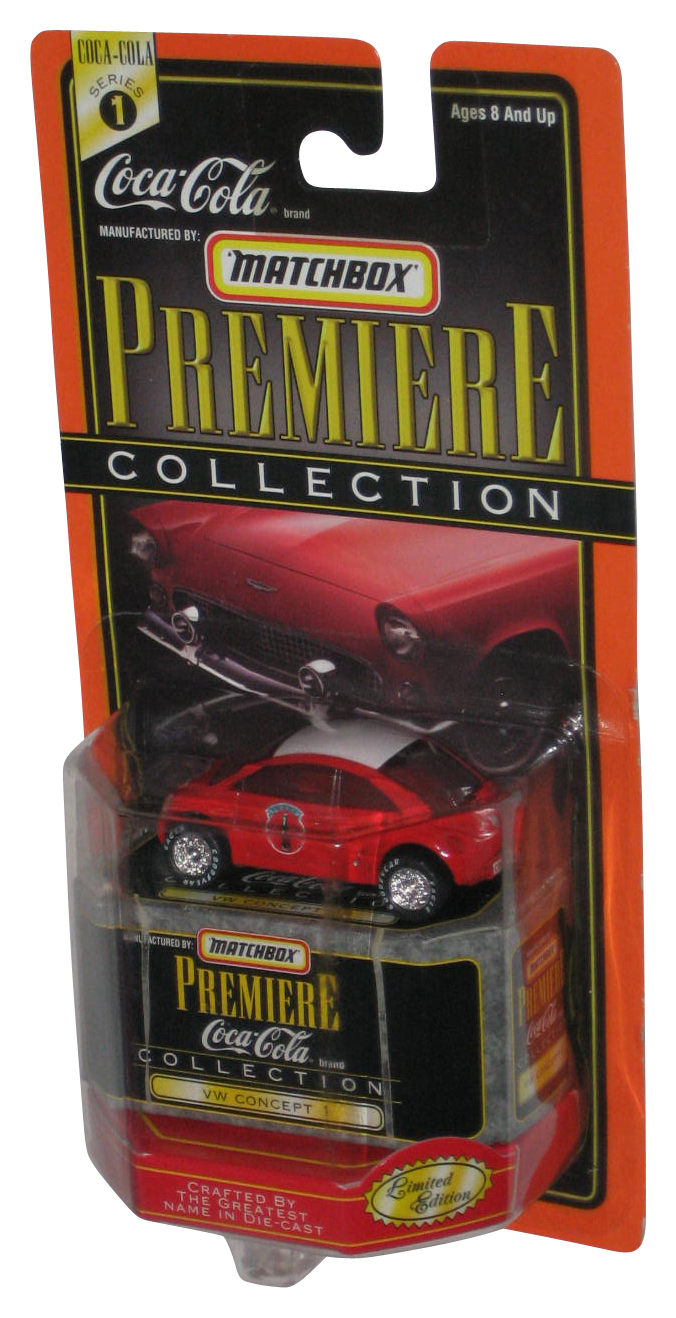 Matchbox Premiere Collection Series 1 (1998) CocaCola Red VW Concept 1