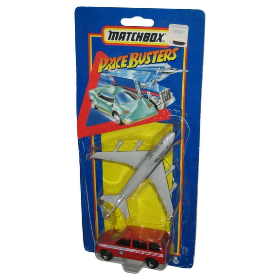 Matchbox Price Busters (1992) UK Great Britain 2-Pack - (British Airways Plane & Royal Air Force Red Arrows Car)