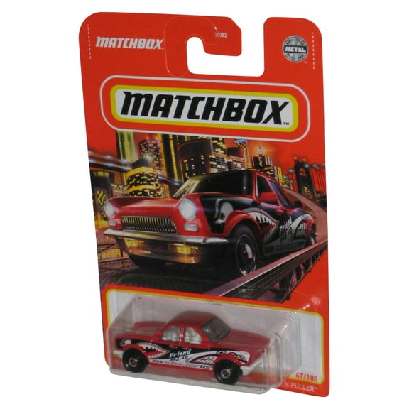 Matchbox Push 'N Puller (2021) Metal Die-Cast Red Toy Car 47/100
