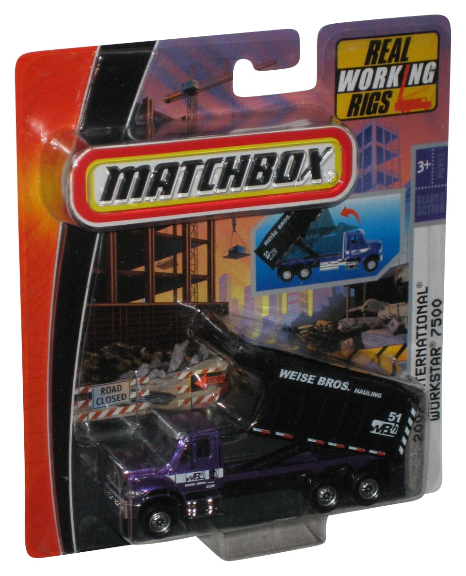 Matchbox Real Working Rigs (2008) Purple 2007 International Matchbox Real Working Rigs (2008) Purple 2007 International
