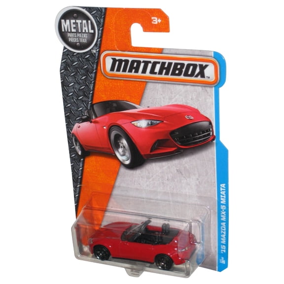 Matchbox Red '15 Mazda MX-5 Miata (2015) Mattel Toy Car 3/125