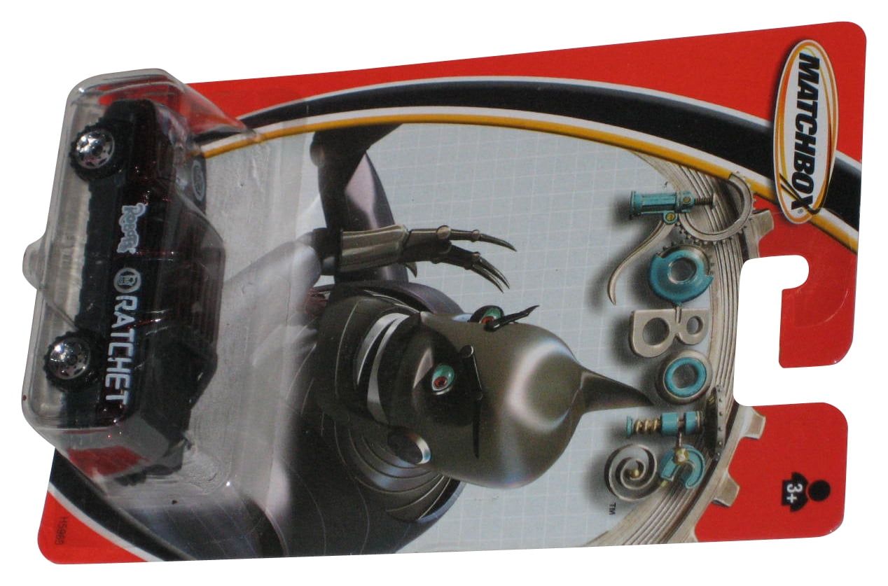 Matchbox Robots Ratchet Chevrolet Avalanche (2004) Black Toy Car