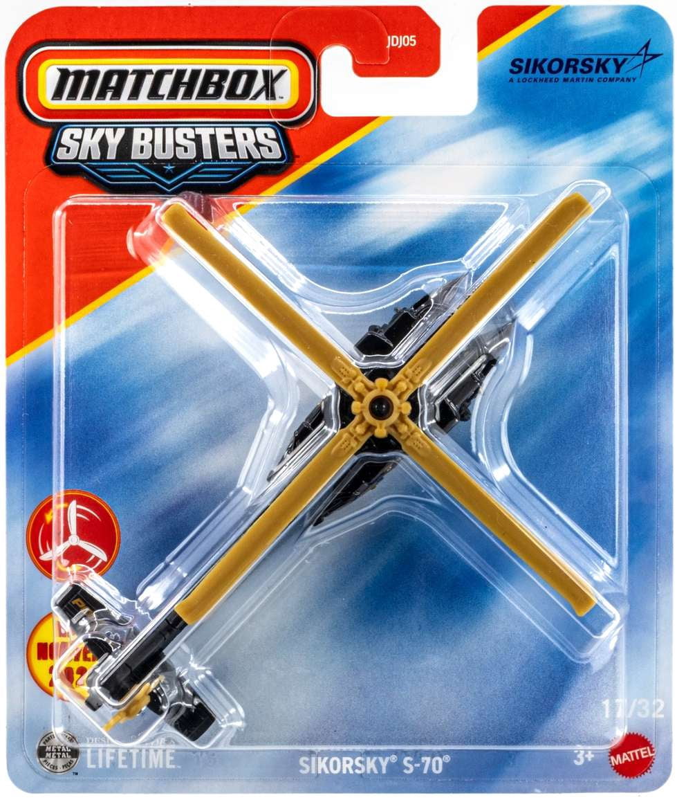 Matchbox Sky Busters Sikorsky S-70 Diecast Vehicle - Walmart.com