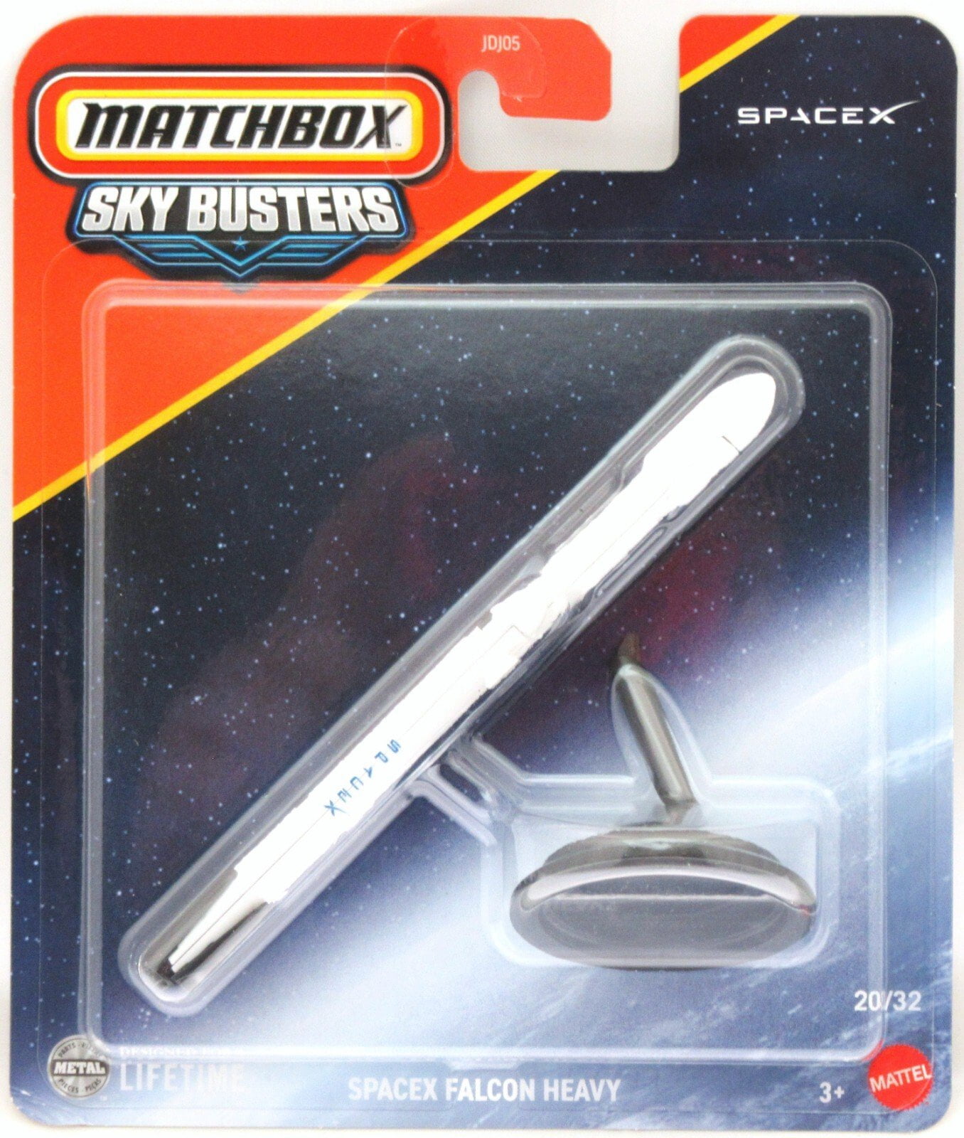 Matchbox Sky Busters SpaceX Falcon Heavy 1:550 scale Die Cast