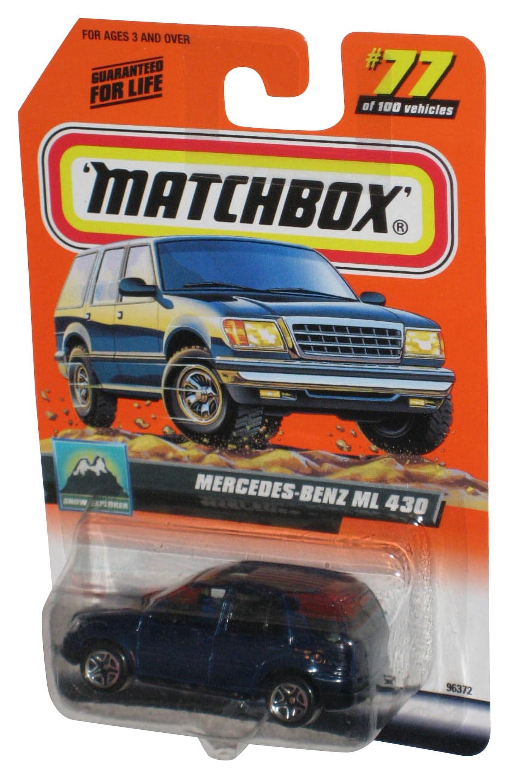Matchbox Snow Explorer (1999) Blue Mercedes-Benz ML 430 Toy Car 77