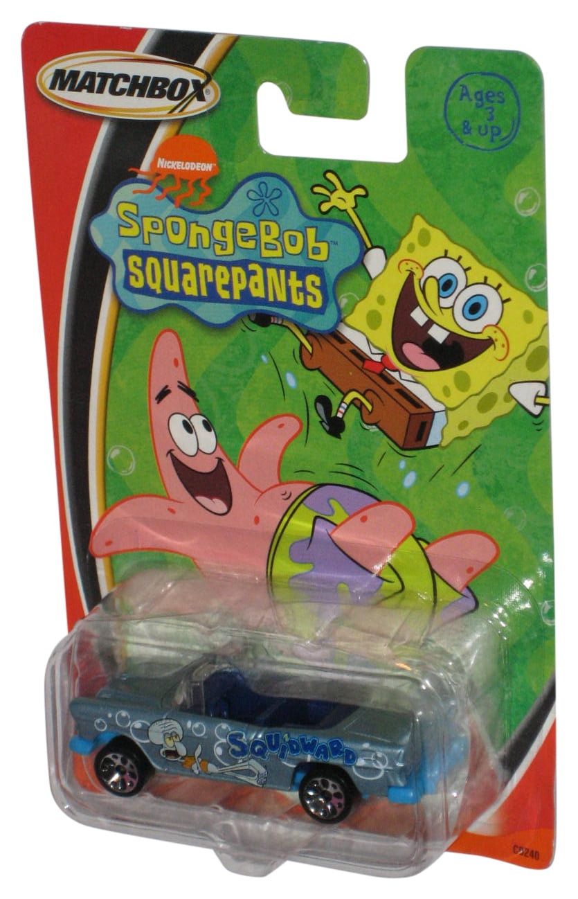 Matchbox Spongebob Squarepants Squidward 2003 Mattel Blue Toy