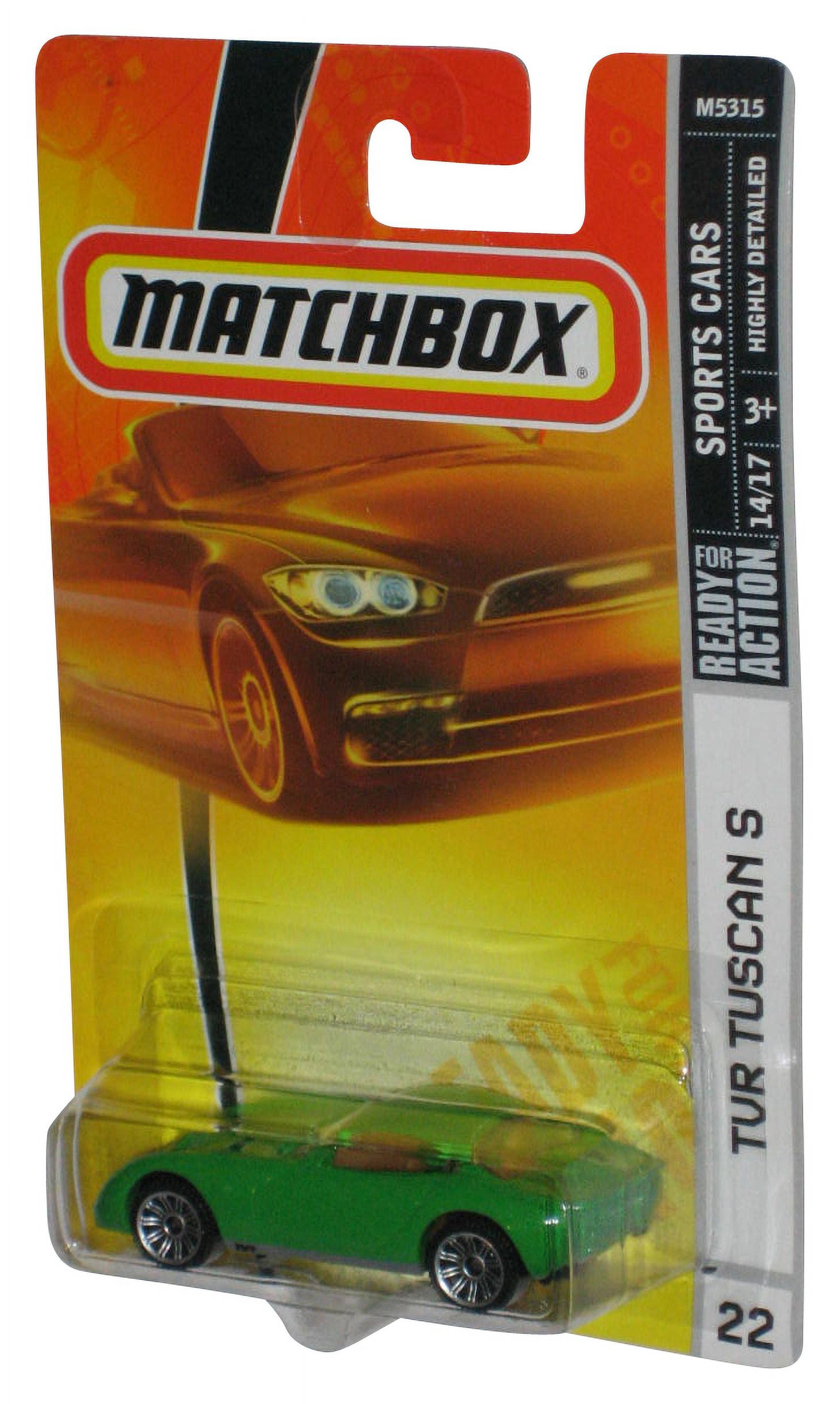 Matchbox Sports Cars 14/17 (2007) Green Tvr Tuscan S Die-Cast Car #22 ...