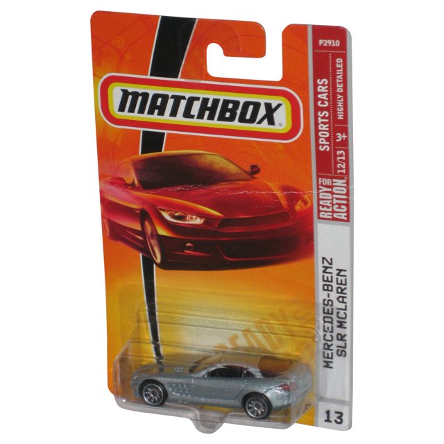 Matchbox Sports Cars (2008) Silver Mercury-Benz SLR McLaren Toy Car #13 ...