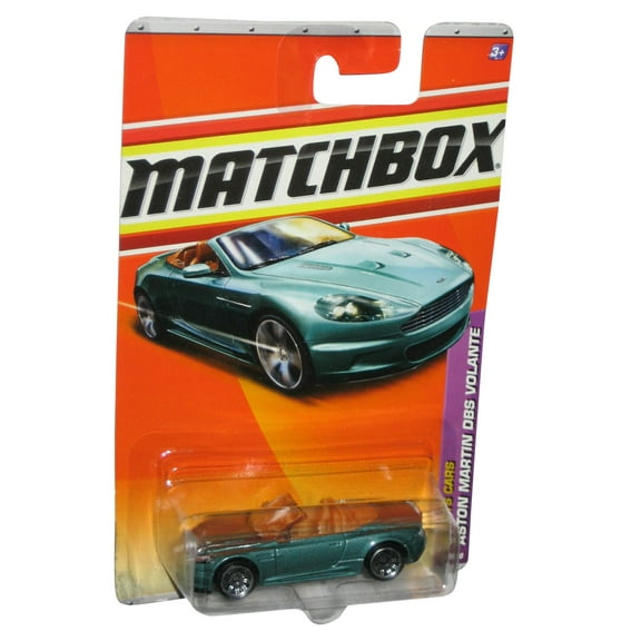Matchbox Sports Cars (2010) Aston Martin DBS Volante Blue Car 5/100