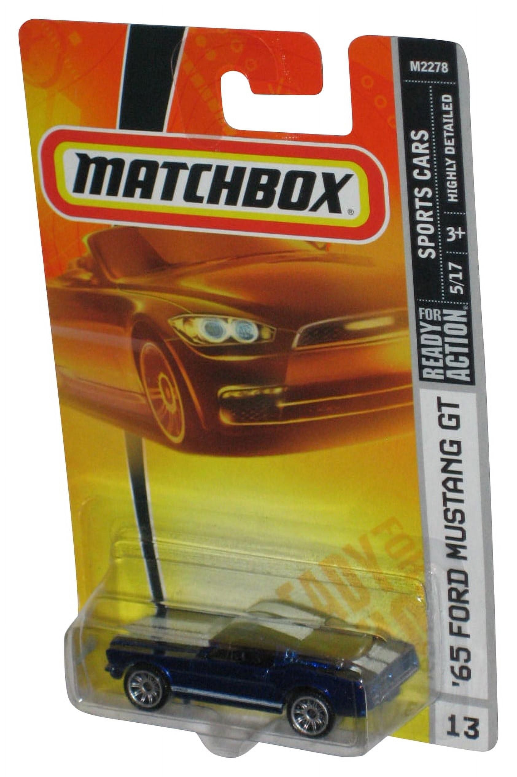 Matchbox Sports Cars 5/17 (2007) Blue '65 Ford Mustang GT Car #13