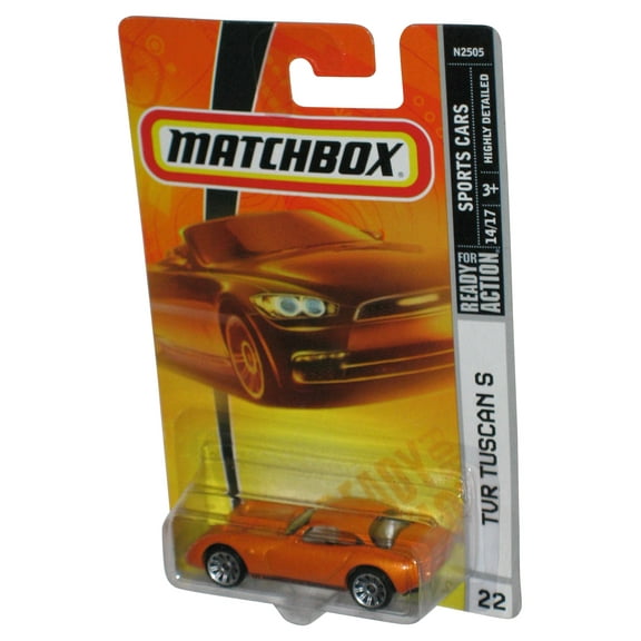 Matchbox Sports Cars TVR Tuscan S (2007) Mattel Gold Toy Car #22