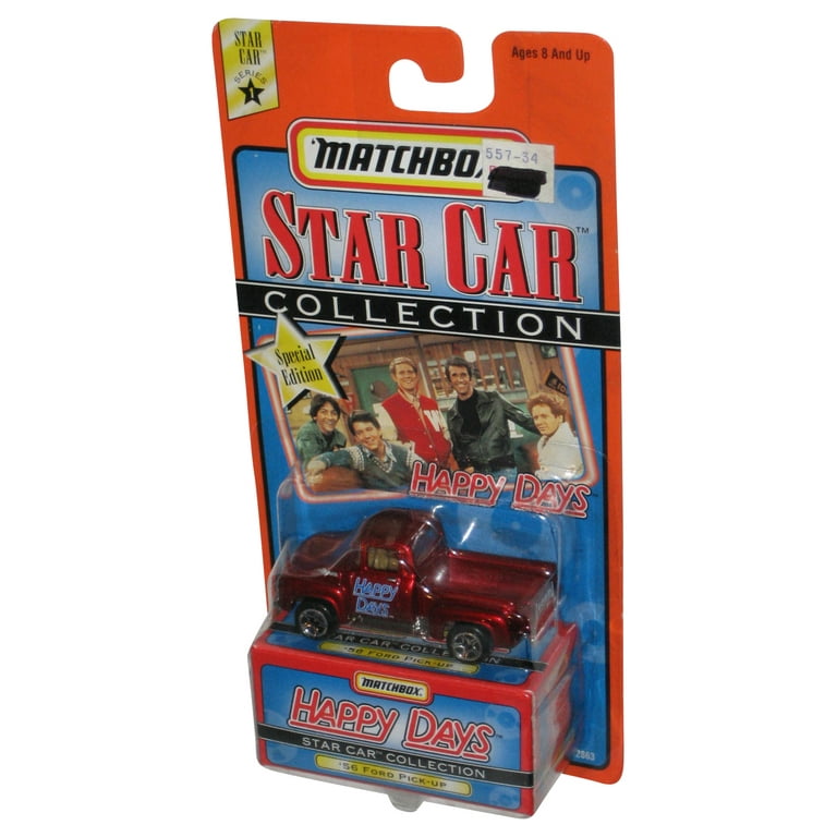 Matchbox Star Collection 1997 Happy Days Red 56 Ford Pick Up Toy Truck Walmart