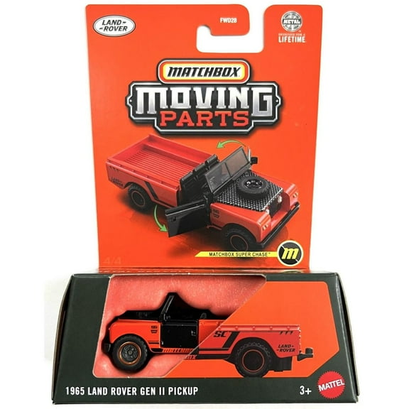 Matchbox Super Chase 1965 Land Rover Gen II Pickup Moving Parts New 2025