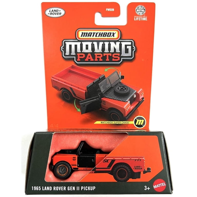Matchbox Super Chase 1965 Land Rover Gen II Pickup Moving Parts