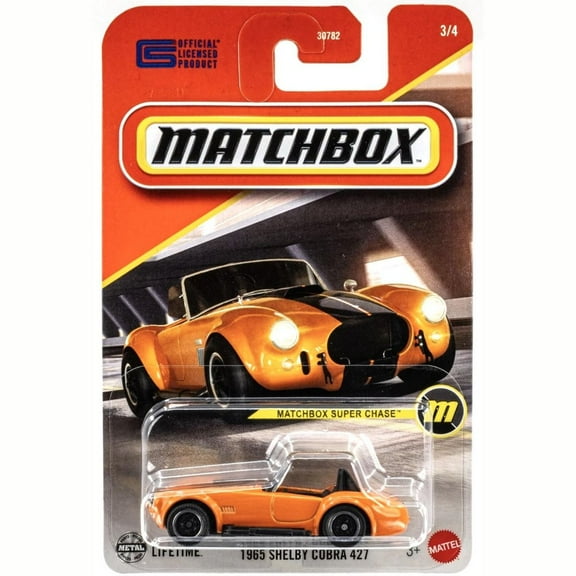 Matchbox Super Chase 1965 Shelby Cobra 427 New 2025